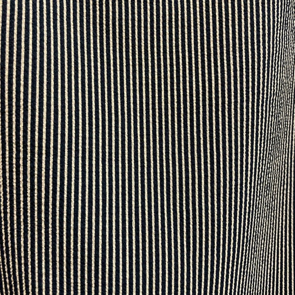 Ruffled sleeves blue and white stripe - Picture 2 of 4